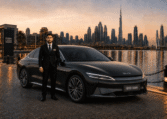 BYD Han Ev with Driver in Dubai