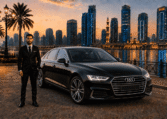 Audi A6 with Driver in Sharjah