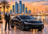 BYD Han Ev With Driver in Abu Dhabi
