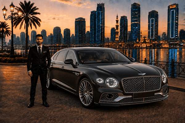 Bentley Flying Spur with Driver in Sharjah