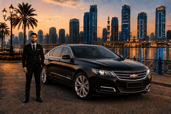 Chevrolet Impala with Driver in Sharjah