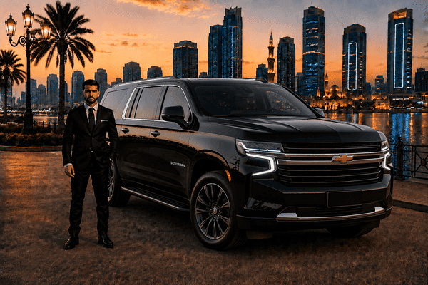 Chevrolet Suburban with Driver in Sharjah