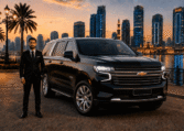 Chevrolet Tahoe with Driver in Sharjah
