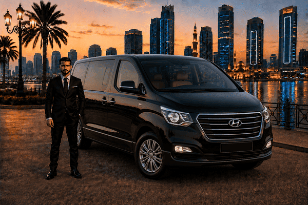 Hyundai H1 with Driver in Sharjah