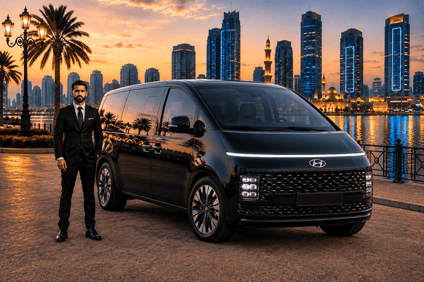 Hyundai Staria with Driver in Sharjah
