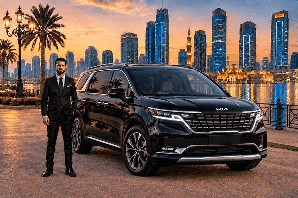 Kia Carnvinal with Driver in Sharjah