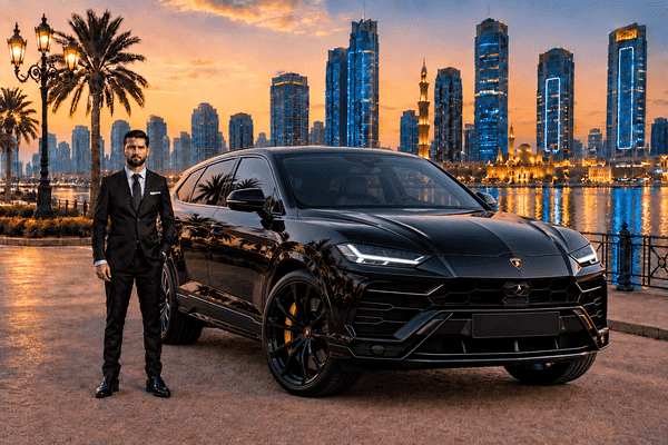 Lamborghini Urus with Driver in Sharjah