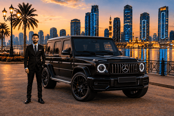 Mercedes Benz G Class with Driver in Sharjah