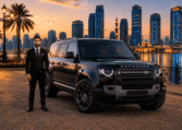 Range Rover Defender V6 with Driver in Sharjah