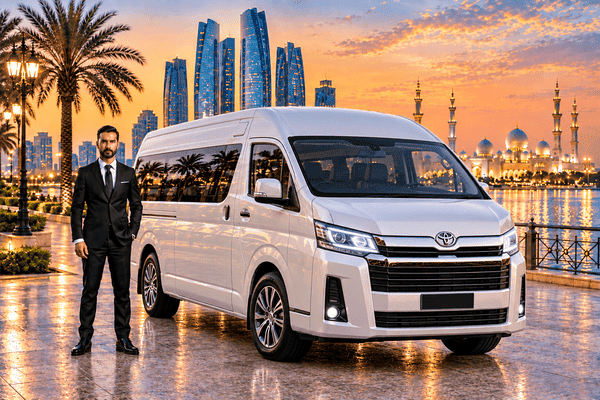 Toyota Hiace With Driver in Abu Dhabi