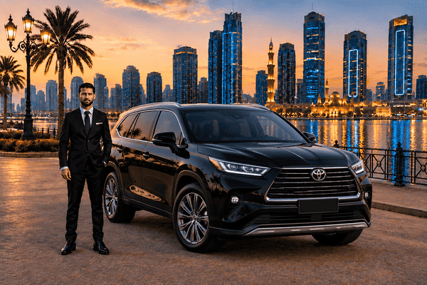 Toyota Highlander with Driver in Sharjah