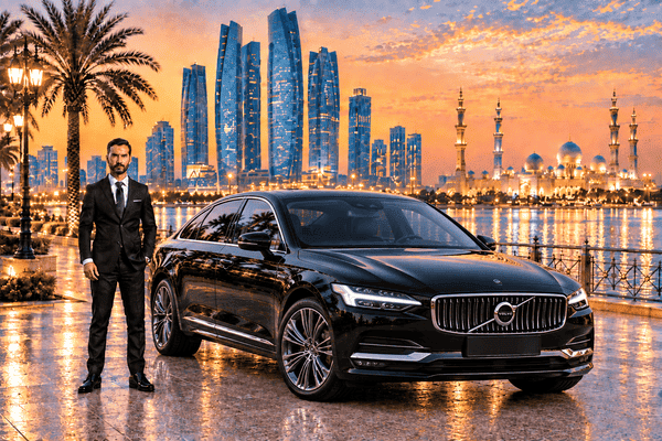 Volvo S 90 With Driver in Abu Dhabi